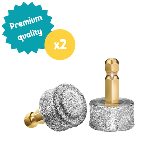 two diamond replacement grinding heads